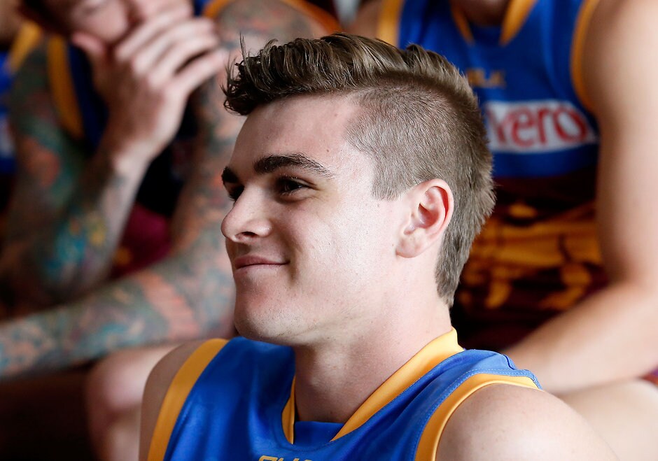 AFL 2016 Media - Brisbane Team Photo Day BRISBANE, AUSTRALIA - FEBRUARY 26: Ben Keays of the Lions is seen during the Brisbane Lions official team photo day at The Gabba in Brisbane on February 26, 2016. (Photo by Justine Walker/AFL Media)